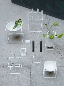 Audo Copenhagen Kubus Vase Lolo, hvid fra Hot