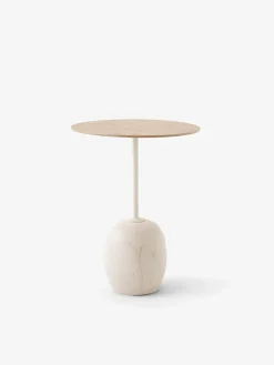 &Tradition Lato bord LN9, Deep Green & Verde Alpi Marble fra Best