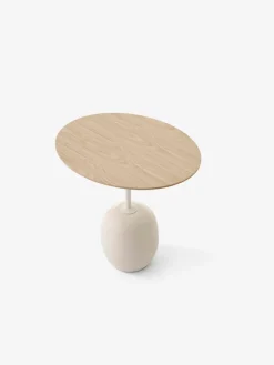 &Tradition Lato bord LN9, Deep Green & Verde Alpi Marble fra Best