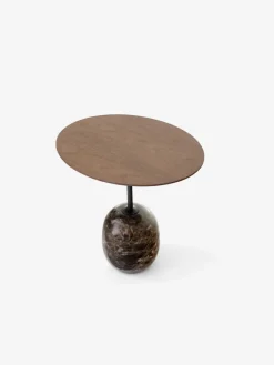 &Tradition Lato bord LN9, Deep Green & Verde Alpi Marble fra Best