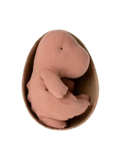 Maileg Lille Gantosaurus i æg, gammel rosa fra Sale