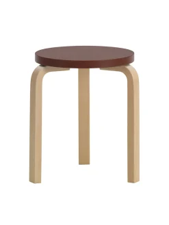 Artek Limited Edition Stool 60, Mahogany Brown fra Hot