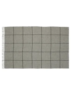 Silkeborg Uldspinderi Mandø Plaid, medium grey fra Online