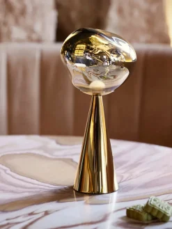 Tom Dixon Melt Portable Bordlampe, gold fra