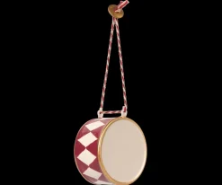 Maileg Metal Ornament, tromme, lille - rød fra Sale