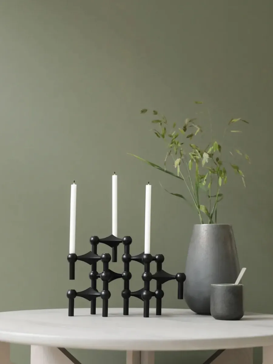 STOFF Nagel Nagel Lysestage, krom fra Outlet