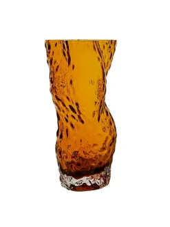 Hein Studio Ostrea Vase, amber fra Online