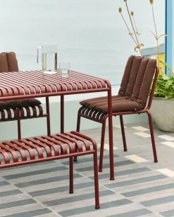HAY Palissade Bench, iron red fra Sale