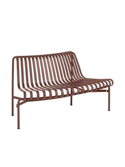 HAY Palissade Park Dining Bench, out, iron red fra Discount