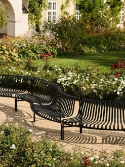 HAY Palissade Park Dining Bench, out, antracit fra Hot