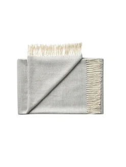 Silkeborg Uldspinderi Panama Plaid, grey sand fra Best