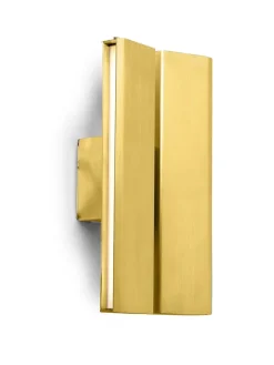 Anour Papilio Double Væglampe, brushed brass fra Outlet