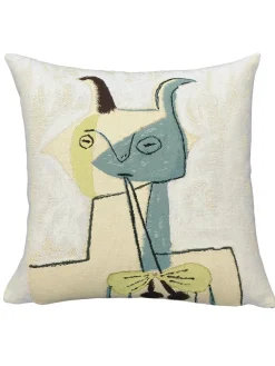 Poulin Design Picasso Faune Jaune et Bleu Jouant de la Diaule pude fra Best