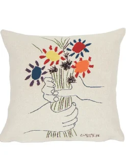 Poulin Design Picasso Fleurs Et Mains pude fra New