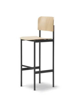 Fredericia Furniture Plan Barstool, eg lak fra
