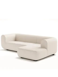 Tom Dixon Plump Sofa m. Chaiselong, elle 0200 fra Outlet