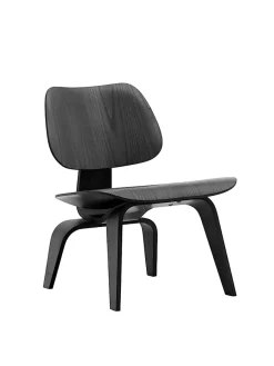Vitra Plywood Group LCW, sortlakeret ask fra New