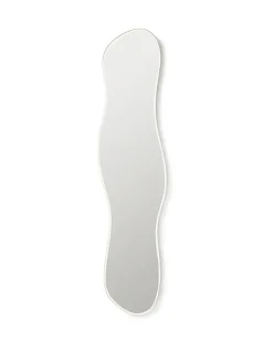 Ferm Living Pond Mirror Full Size, dark chrome fra New