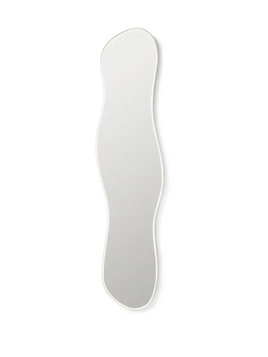 Ferm Living Pond Mirror Full Size, dark chrome fra New