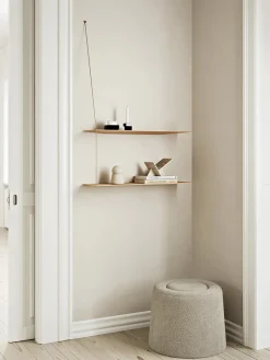 Woud Praline Pouf, Ø 52 cm fra
