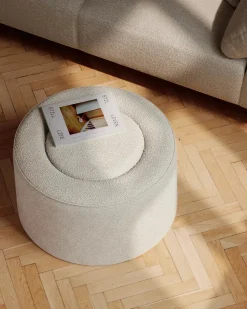 Woud Praline Pouf, Ø 52 cm fra