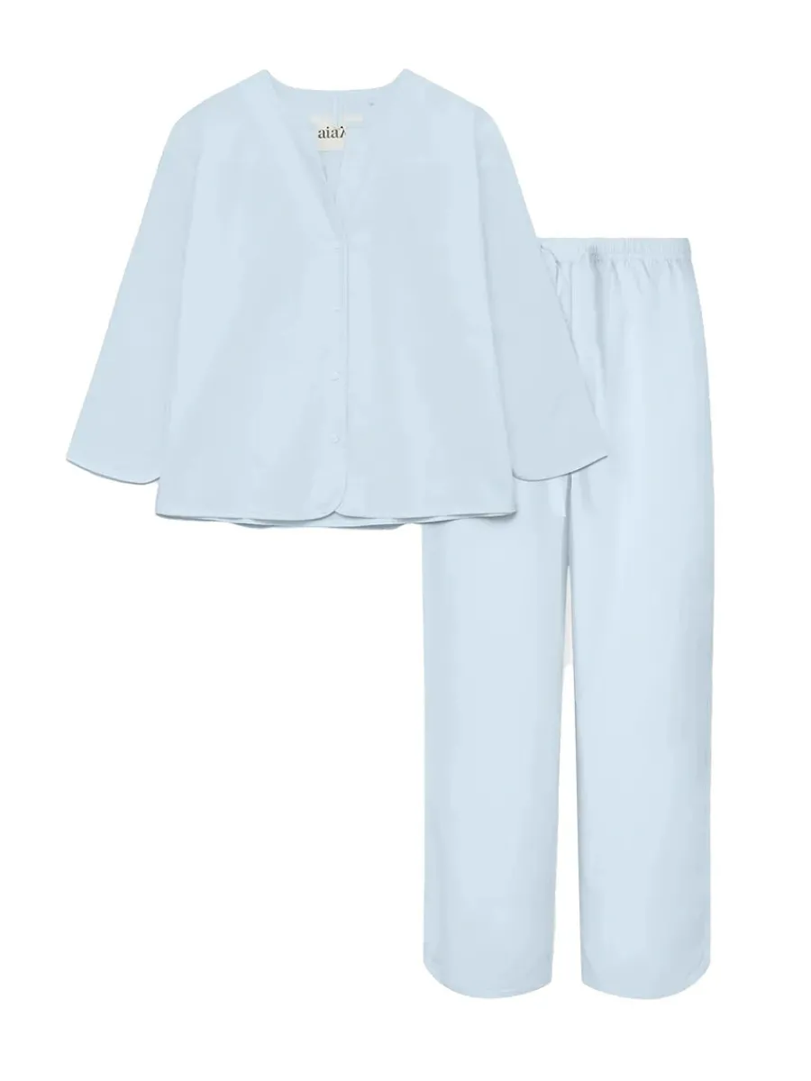 Aiayu Pyjamas Poplin, mix blue eyes fra New