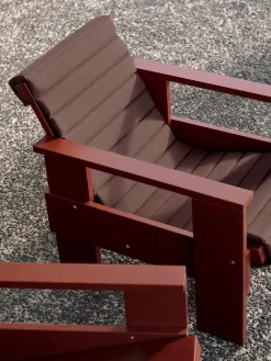 HAY Quilted sædehynde til Crate Loungechair, Iron Red fra Clearance