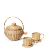 Ferm Living Rattan Tea Set fra Sale