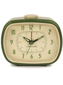 Kikkerland Retro Alarm Clock, green fra Discount