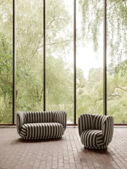 Ferm Living Rico Lounge Chair, bouclé i sand fra Sale