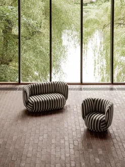 Ferm Living Rico Lounge Chair, bouclé i sand fra Sale