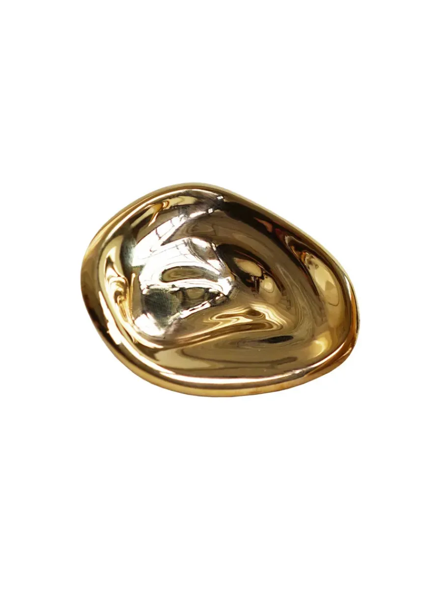 Hein Studio Ripple Knob Small, gold fra Best