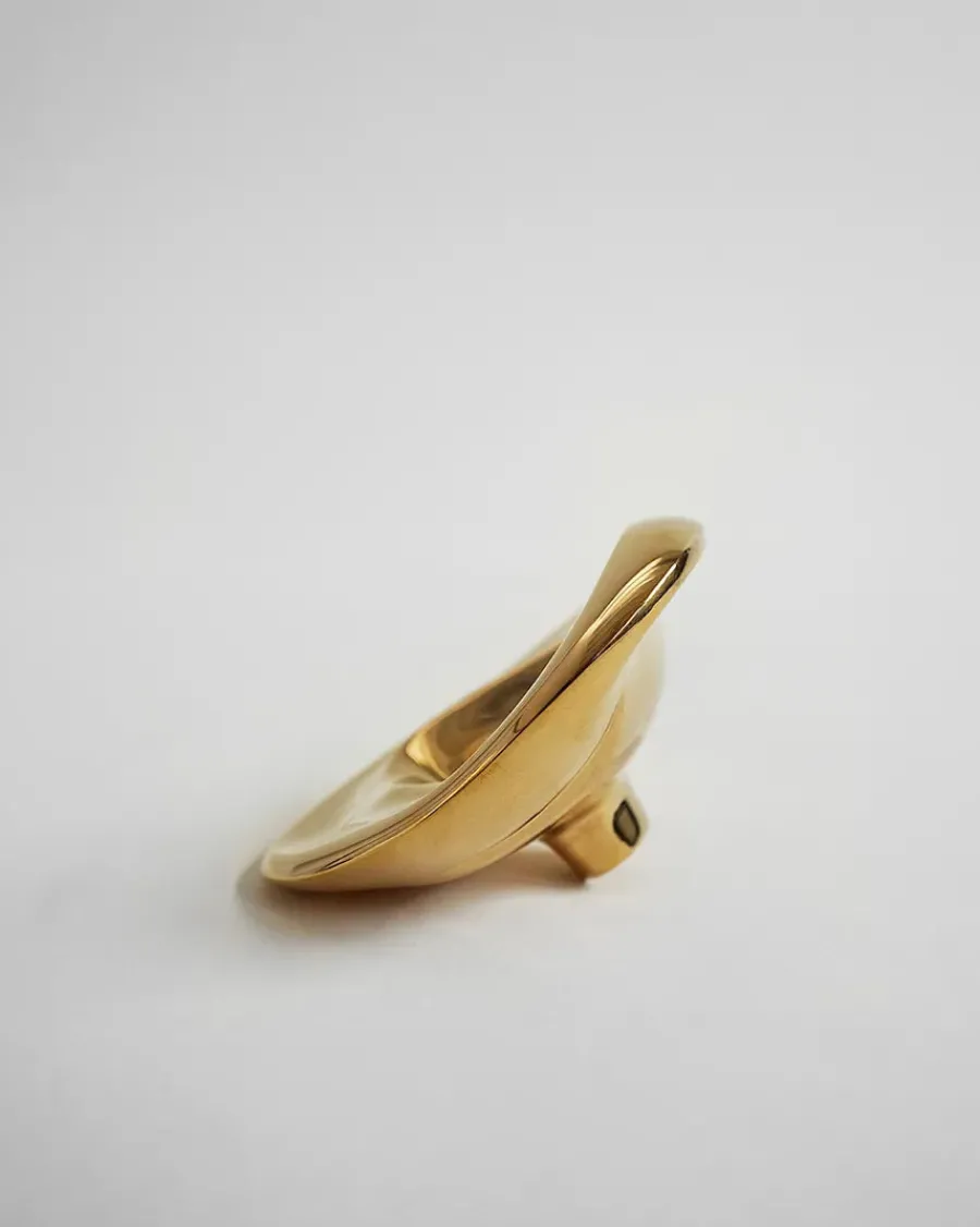 Hein Studio Ripple Knob Small, gold fra Best