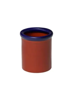 Nine ROD krukke, dark blue/terracotta fra Clearance