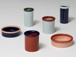 Nine ROD krukke, dark blue/terracotta fra Clearance