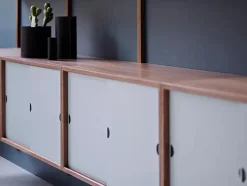 DK3 Royal System Modul m. Skydedøre/hylde fra Best