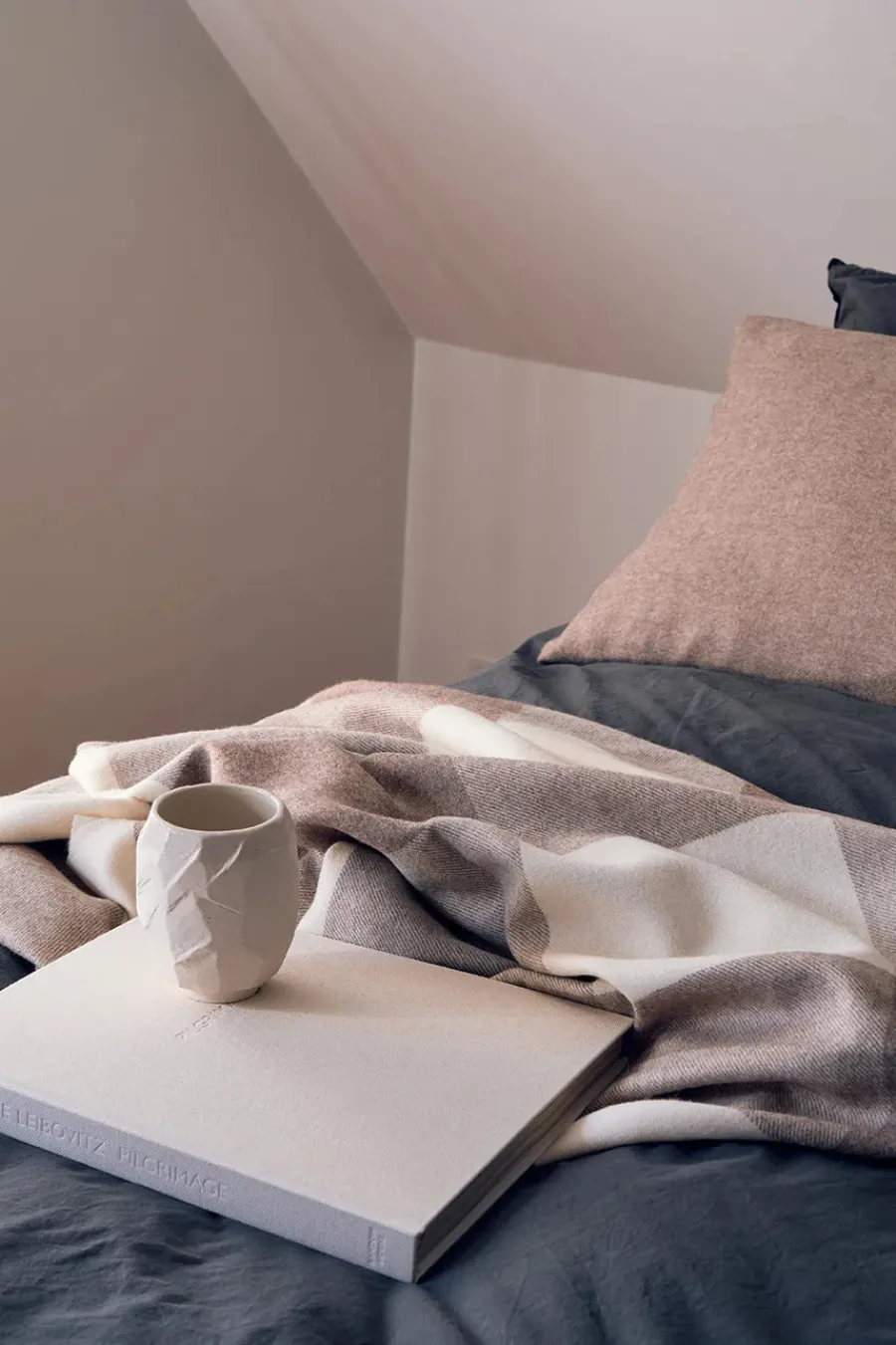 Silkeborg Uldspinderi Santa Fe Plaid, umber fra Online