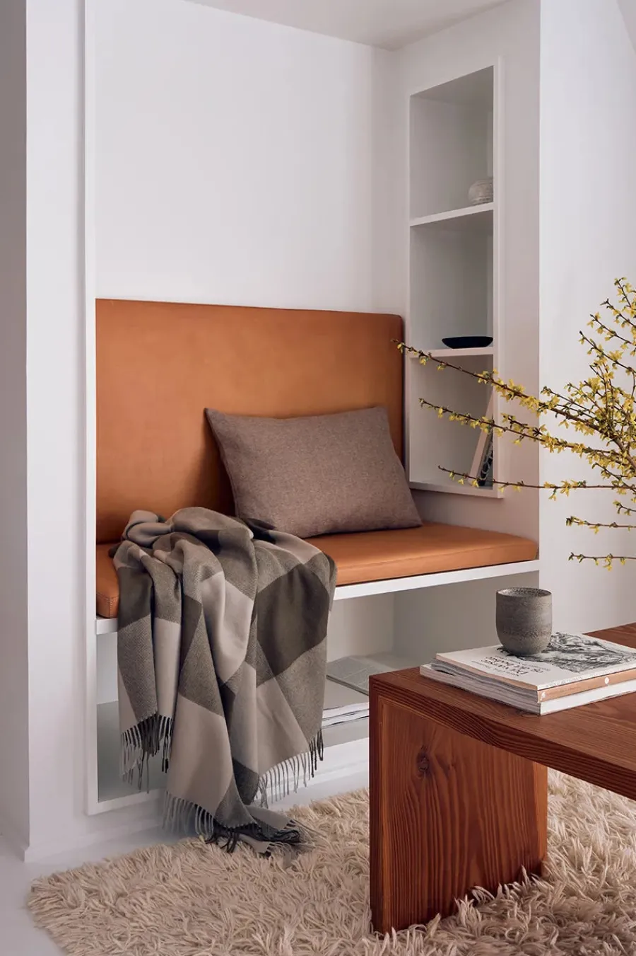 Silkeborg Uldspinderi Santa Fe Plaid, umber fra Online