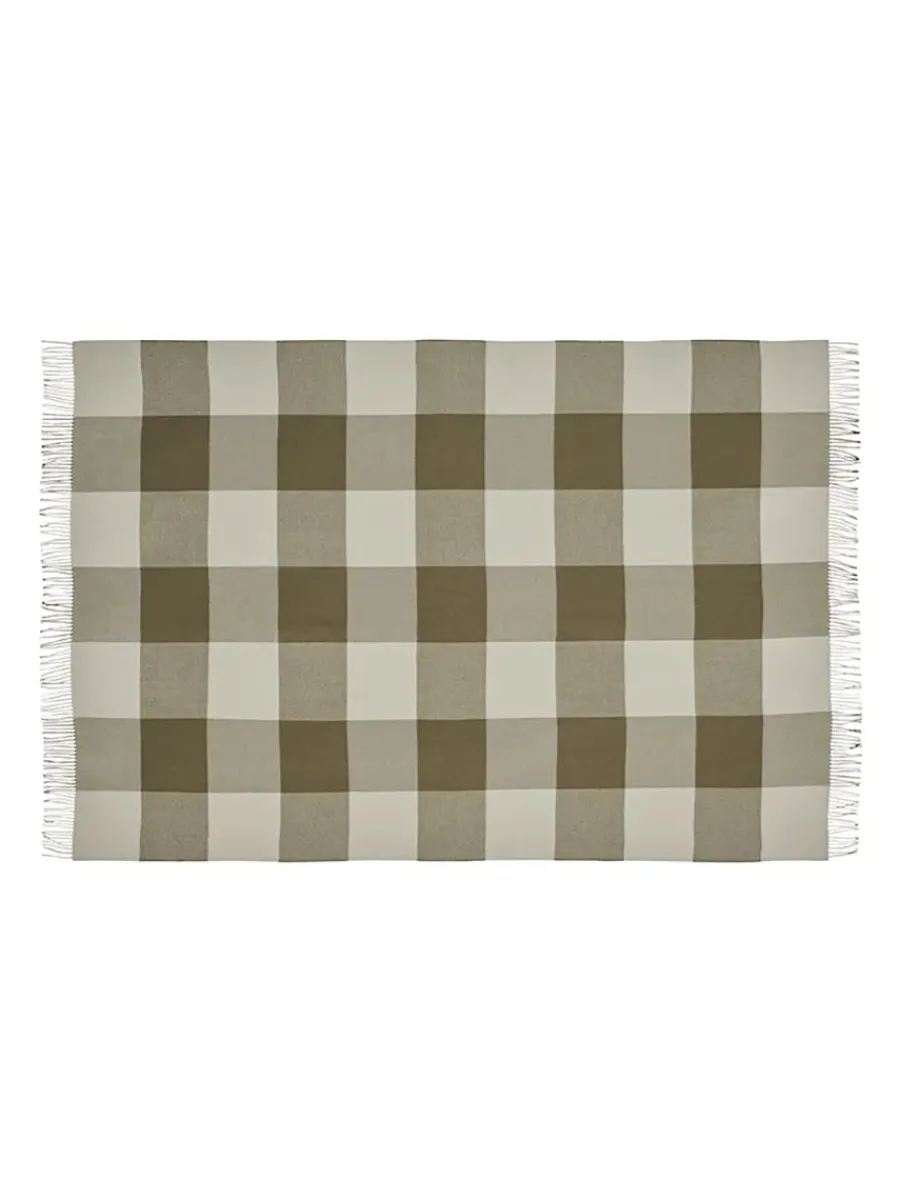 Silkeborg Uldspinderi Santa Fe Plaid, umber fra Online