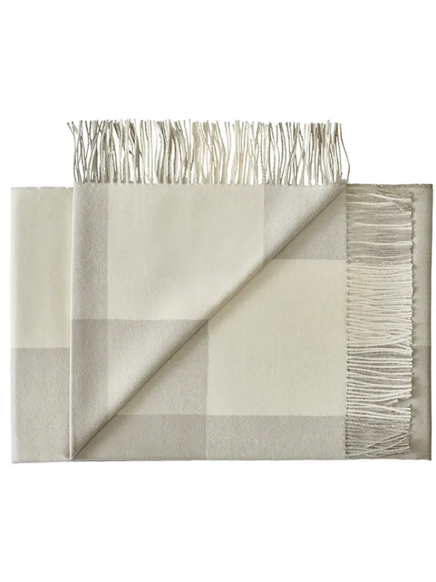 Silkeborg Uldspinderi Santa Fe Plaid, umber fra Online