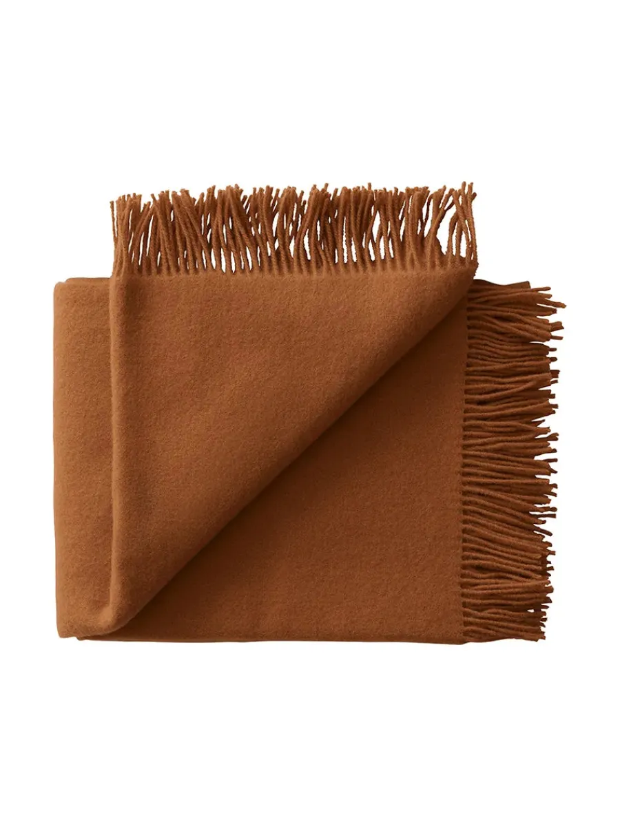 Silkeborg Uldspinderi Season Plaid, cinnamon fra