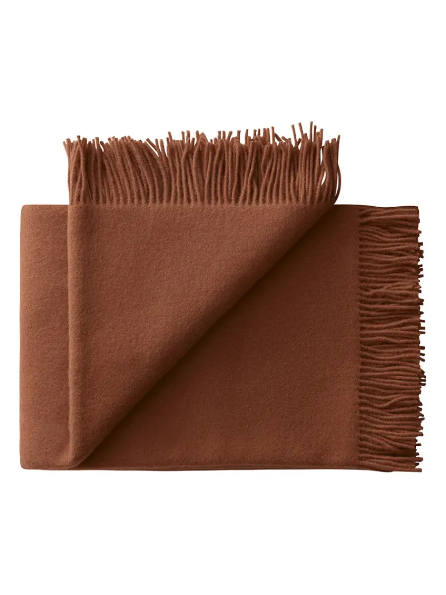Silkeborg Uldspinderi Season Plaid, cinnamon fra