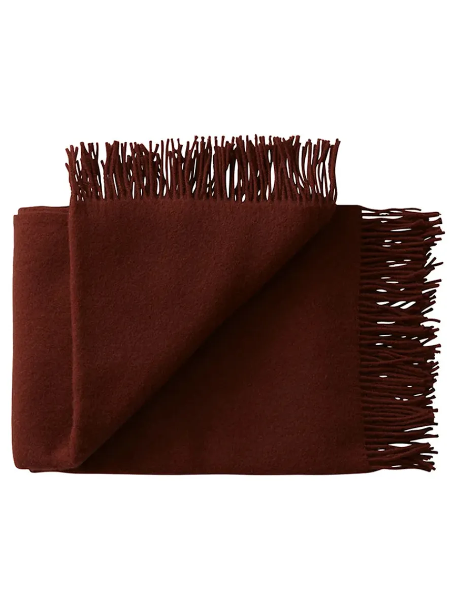 Silkeborg Uldspinderi Season Plaid, rosewood fra Online