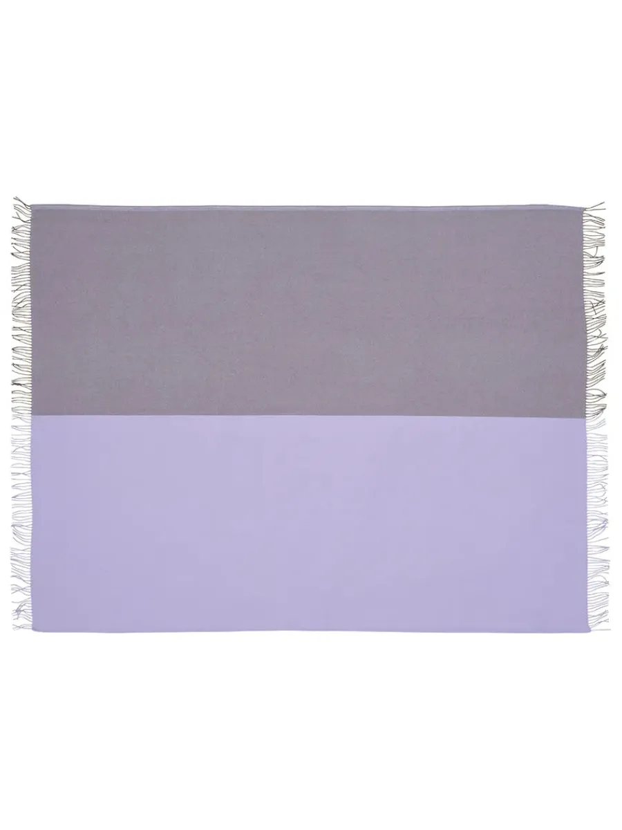 Silkeborg Uldspinderi Secret Plaid, granite/black fra Outlet