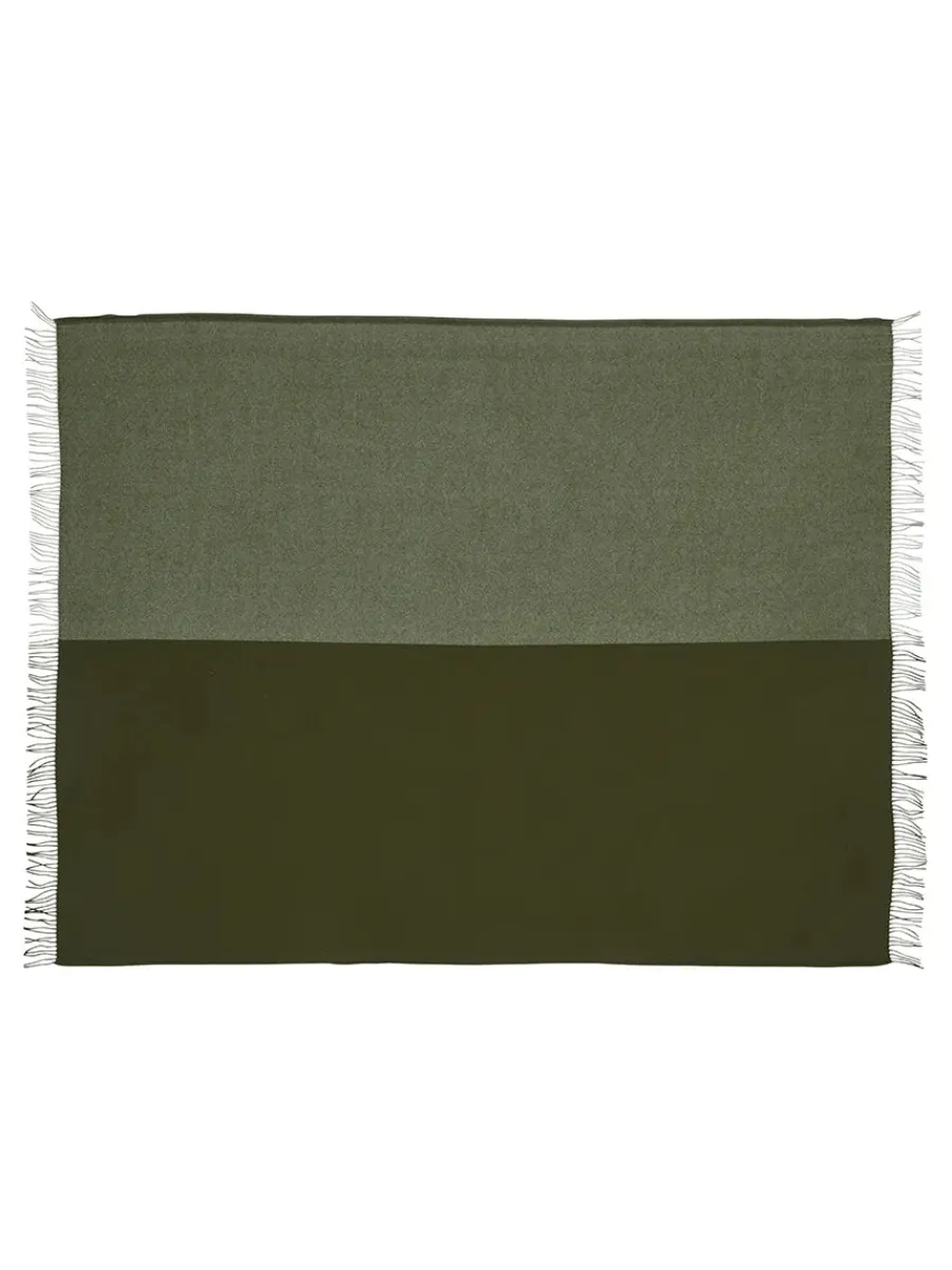 Silkeborg Uldspinderi Secret Plaid, granite/black fra Outlet