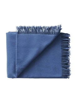 Silkeborg Uldspinderi Secret Plaid, indigo/cobalt fra Best