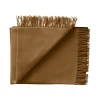 Silkeborg Uldspinderi Secret Plaid, ocher/caramel fra Sale