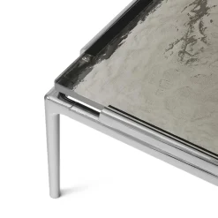 &Tradition Sett LN11 Sidebord, verde guatemala marble/chrome fra Clearance