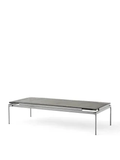 &Tradition Sett LN12 Sofabord, smoked glass/chrome fra Clearance