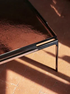 &Tradition Sett LN12 Sofabord, smoked glass/chrome fra Clearance